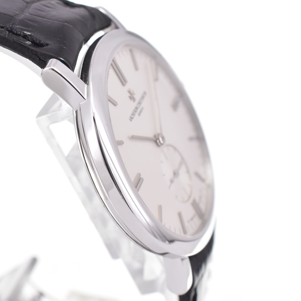 with paper VACHERON CONSTANTIN Patrimony semi-flat 81160/000G-9126 Silver Dial Hand Winding Men's
 Watch E#147318