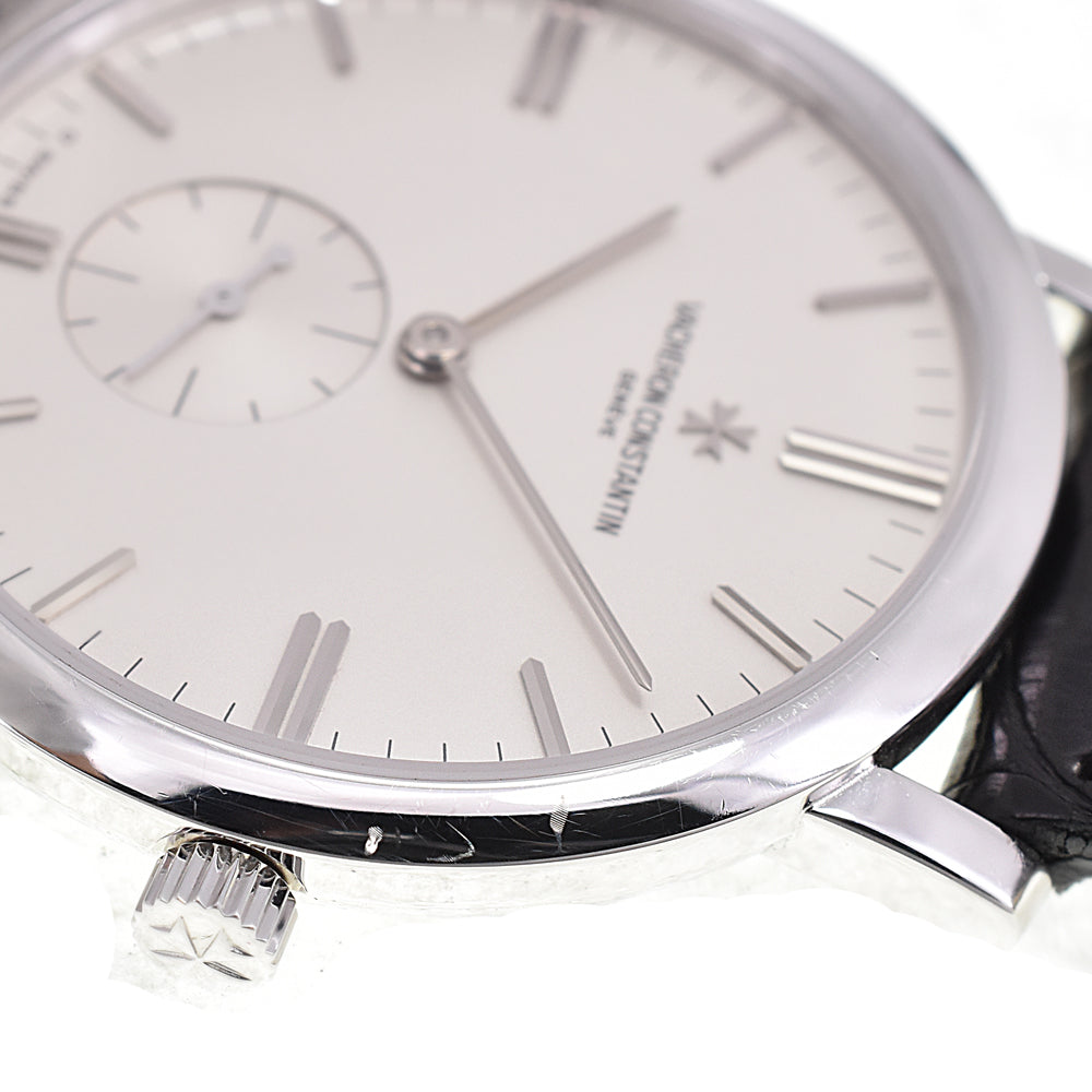 with paper VACHERON CONSTANTIN Patrimony semi-flat 81160/000G-9126 Silver Dial Hand Winding Men's
 Watch E#147318