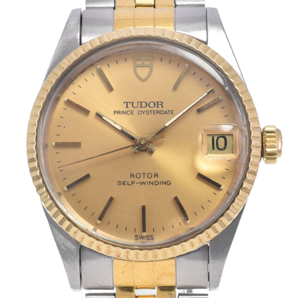 TUDOR Oyster Prince Date 72033 gold Dial Automatic Boy's
 Watch J#147327