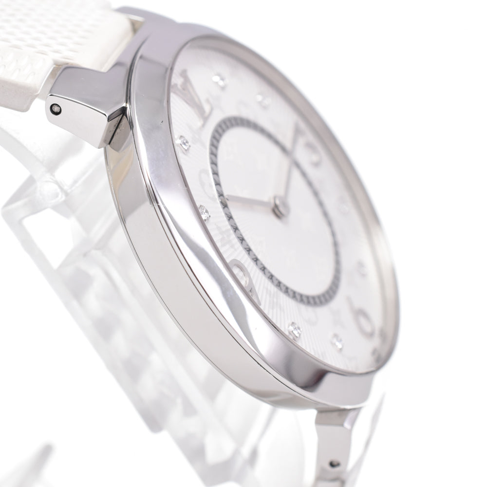 with paper LOUIS VUITTON Tanbur slim Q1E01 8P diamond white Dial Quartz Men's
 Watch E#147330
