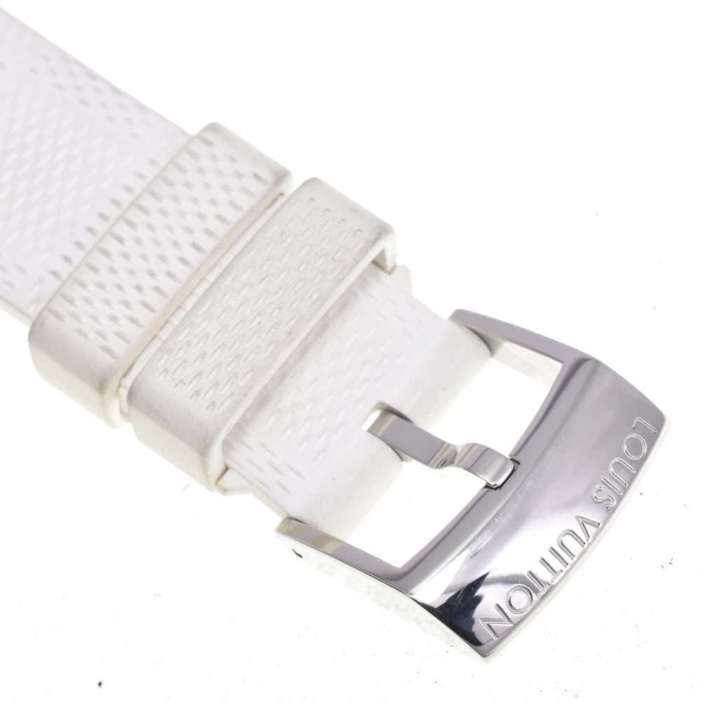 with paper LOUIS VUITTON Tanbur slim Q1E01 8P diamond white Dial Quartz Men's
 Watch E#147330