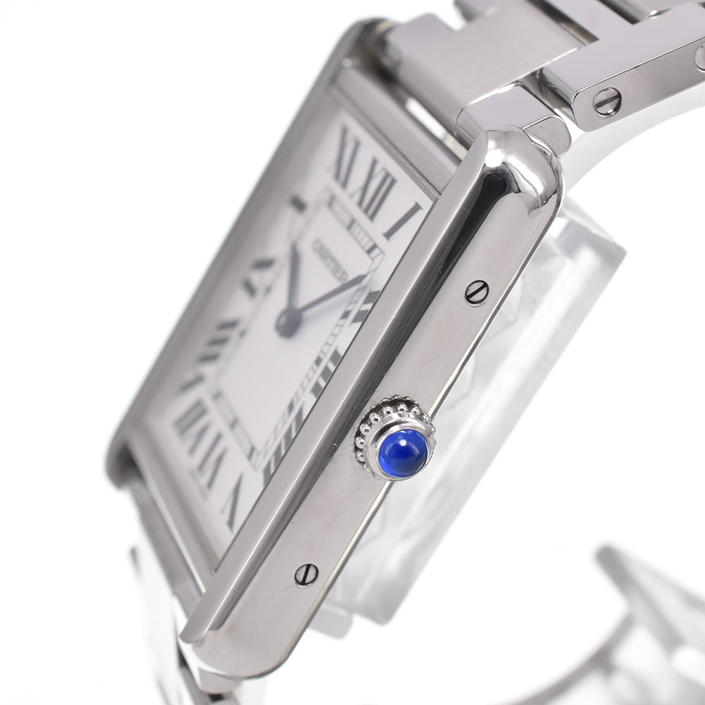 CARTIER Tank solo W5200014 Silver Dial Quartz Men's
 Watch G#147332