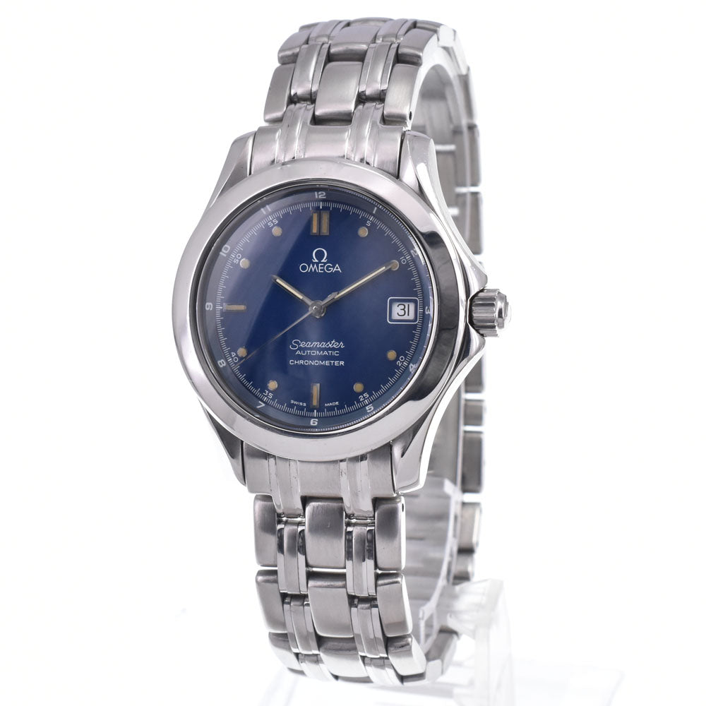 with paper OMEGA Seamaster 2501.80 Chronometer blue Dial Automatic Men's
 Watch M#147337