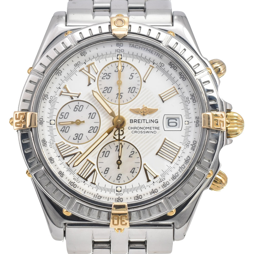 BREITLING Crosswind B13355 Chronograph Date White gold Dial Automatic Men's
 Watch E#147340