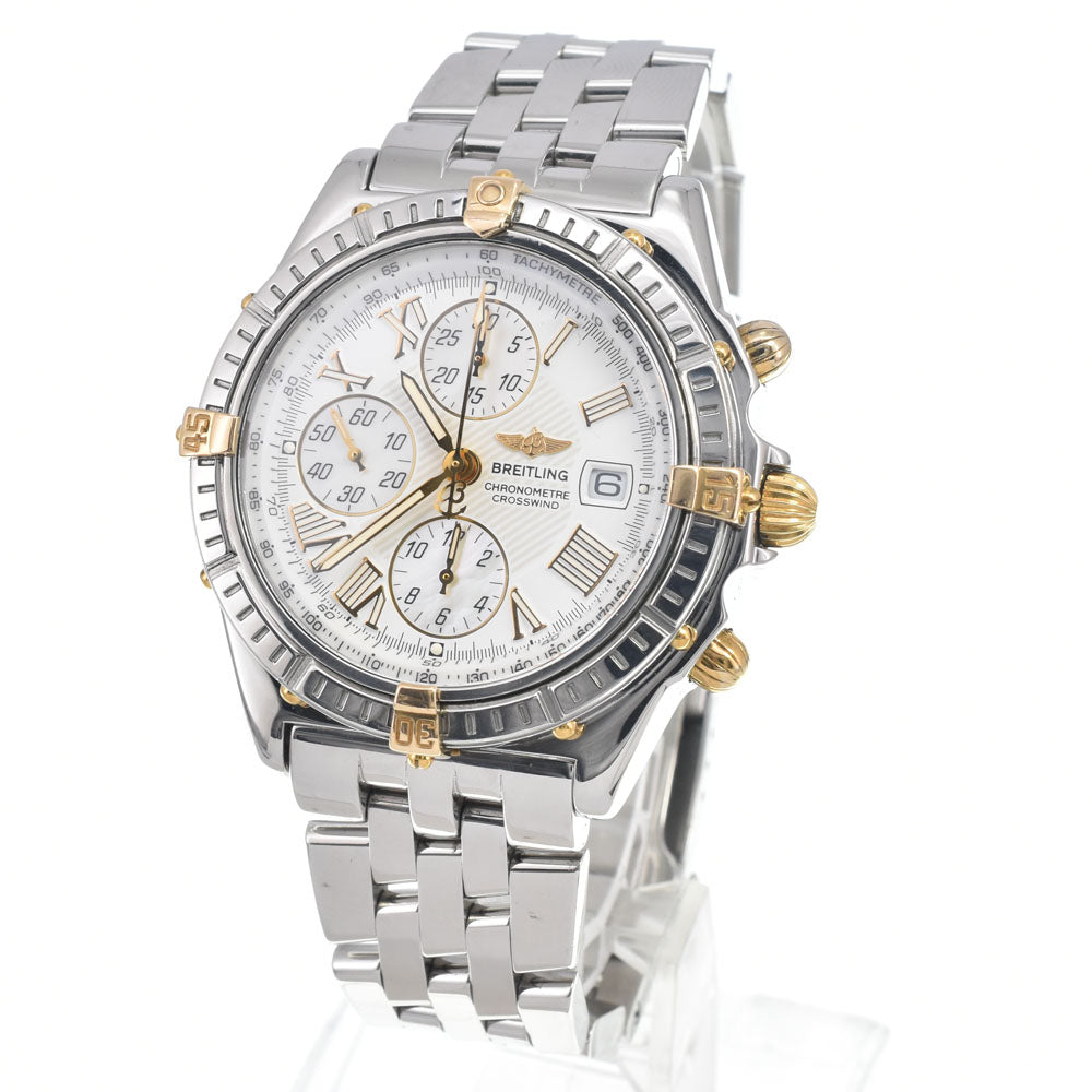 BREITLING Crosswind B13355 Chronograph Date White gold Dial Automatic Men's
 Watch E#147340