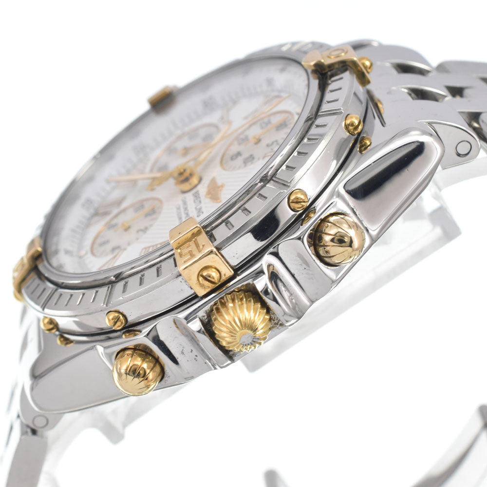 BREITLING Crosswind B13355 Chronograph Date White gold Dial Automatic Men's
 Watch E#147340