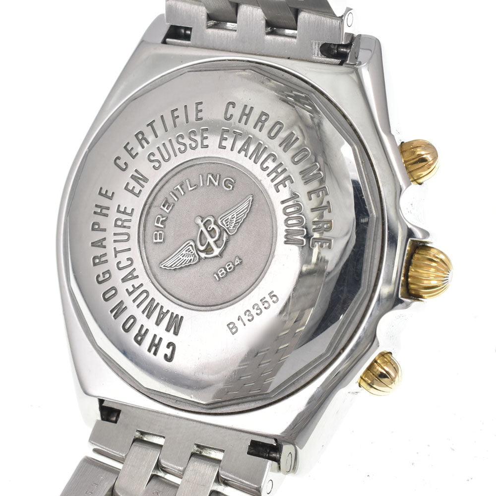 BREITLING Crosswind B13355 Chronograph Date White gold Dial Automatic Men's
 Watch E#147340