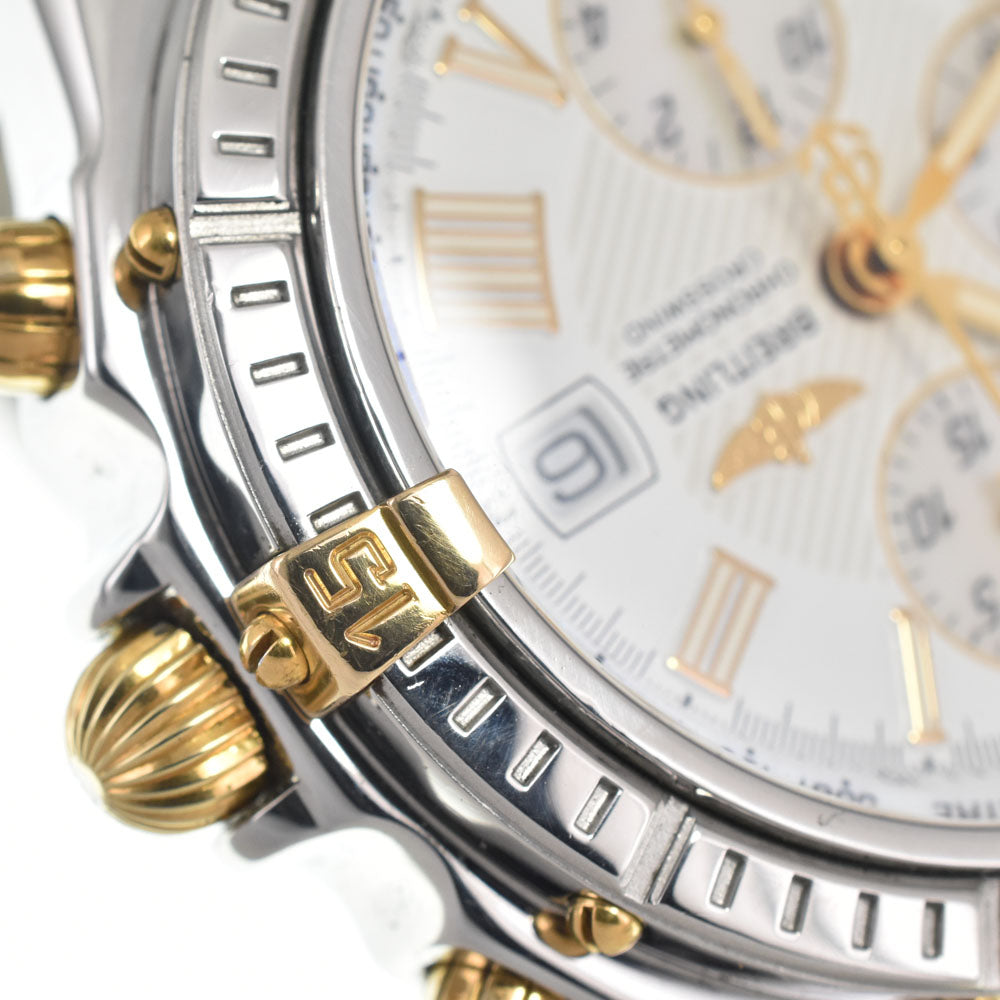 BREITLING Crosswind B13355 Chronograph Date White gold Dial Automatic Men's
 Watch E#147340