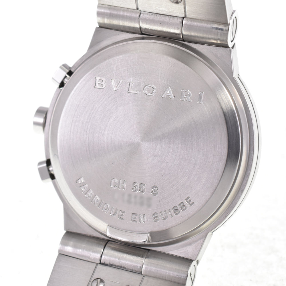 with paper BVLGARI Diagono Sports CH35S Chronograph white Dial Quartz Men's
 Watch D#147346