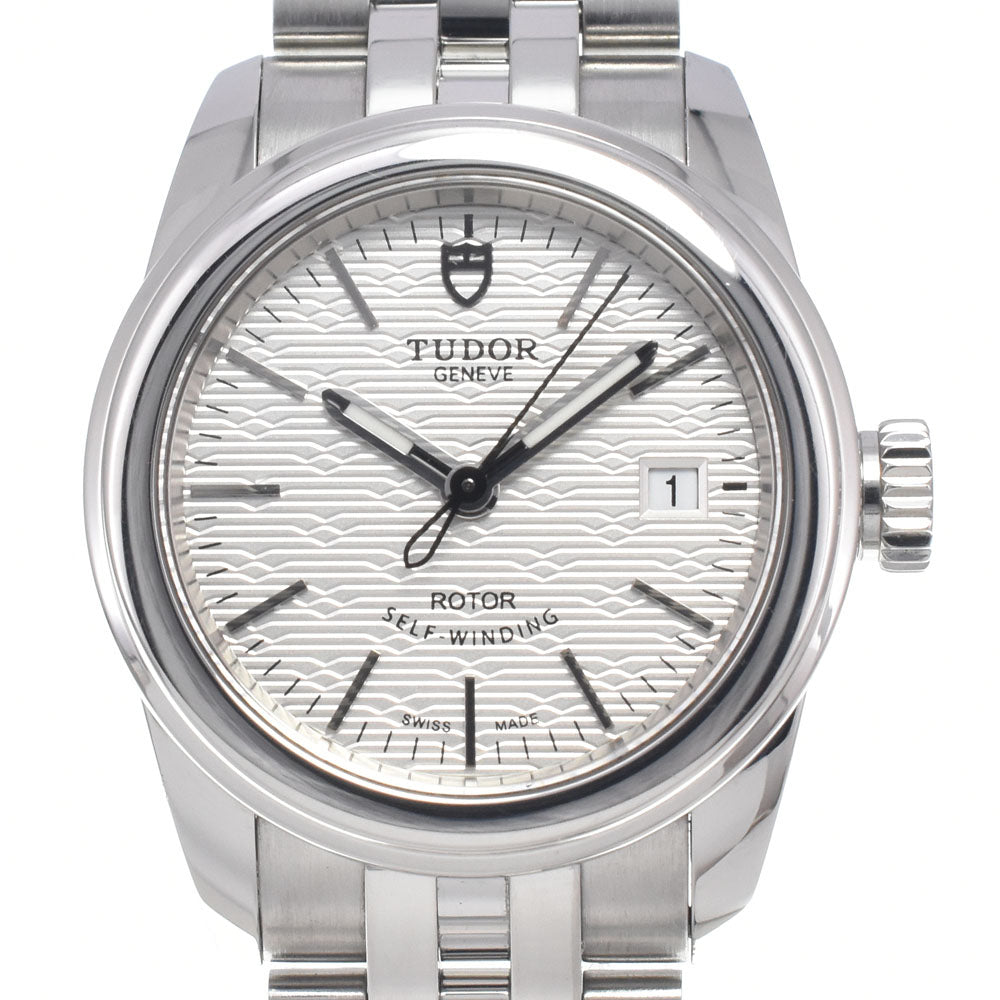 with paper TUDOR Grammar Date 51000-0005 Silver Dial Automatic Ladies
 Watch I#147347