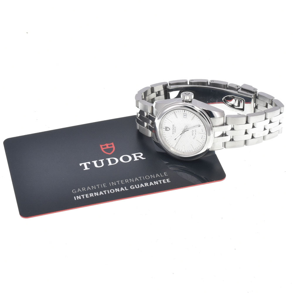 with paper TUDOR Grammar Date 51000-0005 Silver Dial Automatic Ladies
 Watch I#147347