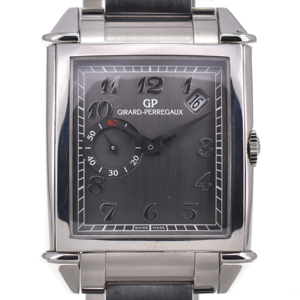 GIRARD-PERREGAUX Vintage 1945 25835-11-221-11A Small second date gray Dial Automatic Men's
 Watch I#147348