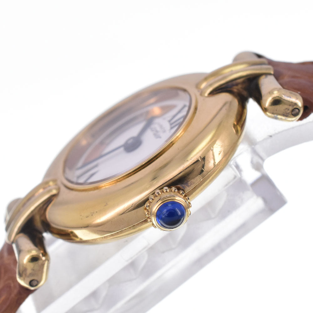 with paper CARTIER Must-Collize 590002 Trinity white Dial Quartz Ladies
 Watch K#147356