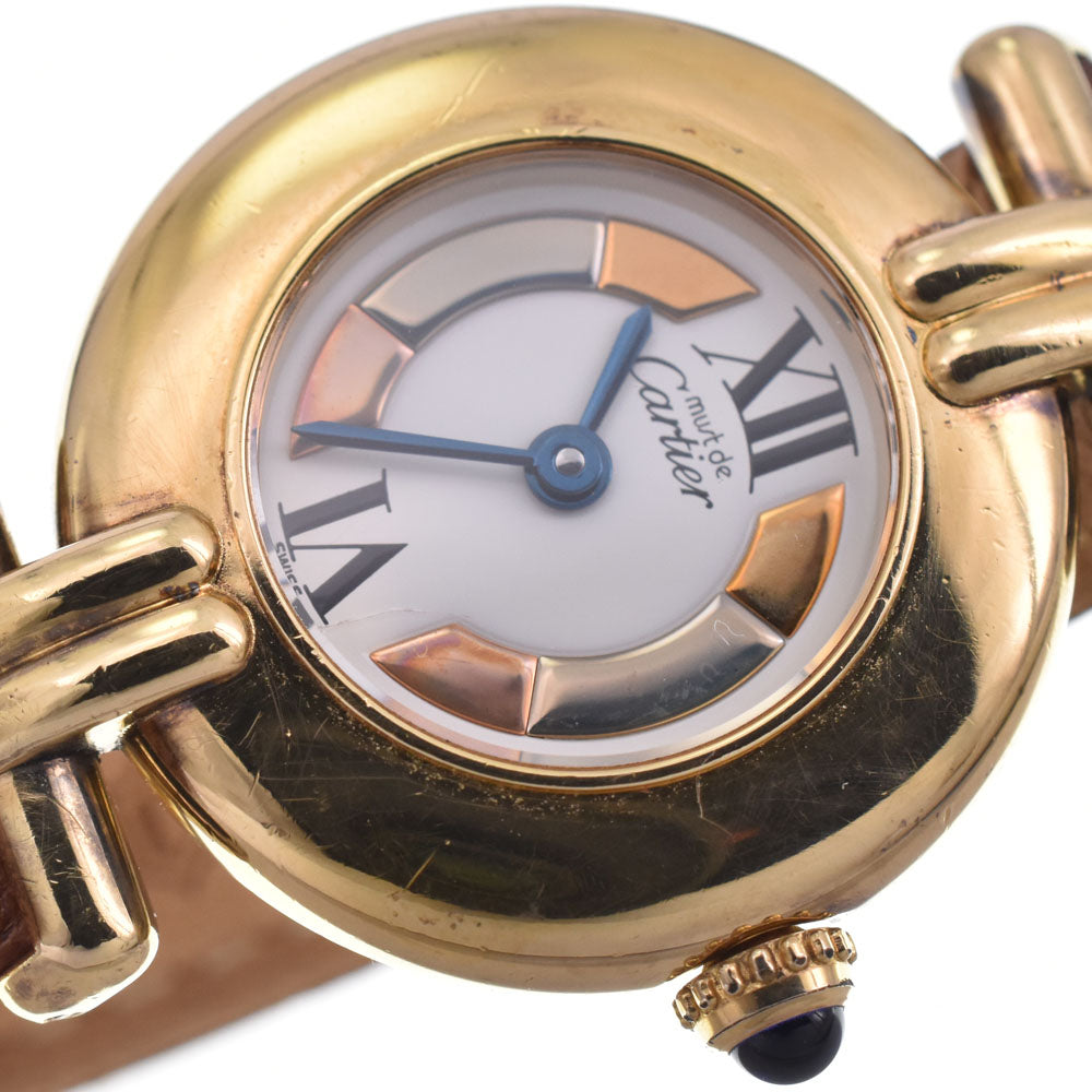 with paper CARTIER Must-Collize 590002 Trinity white Dial Quartz Ladies
 Watch K#147356