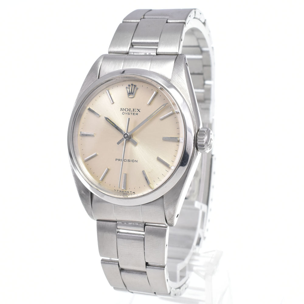 ROLEX Oyster Precision 6426 vintage Cal.1225 Silver Dial Hand Winding Men's
 Watch L#147358