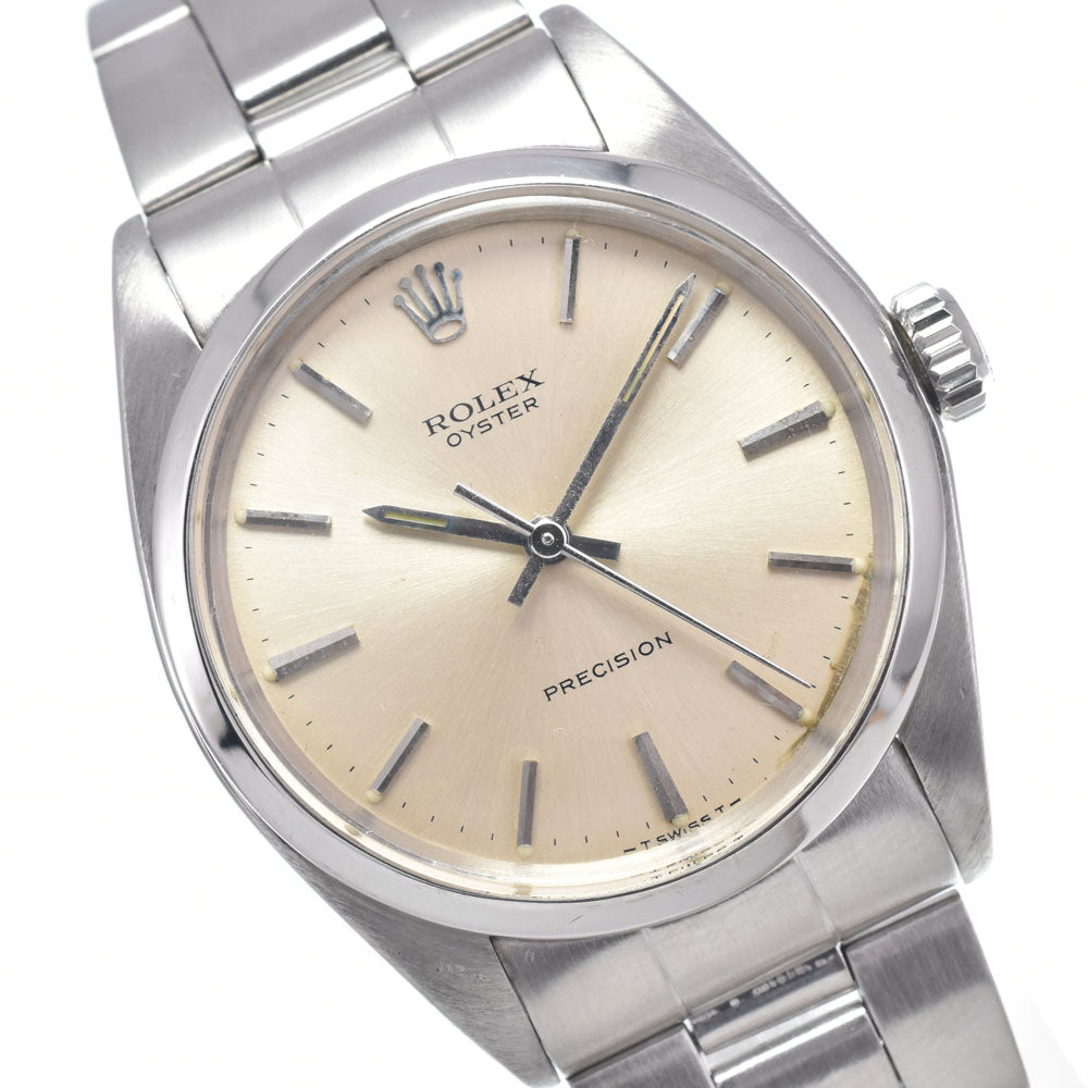 ROLEX Oyster Precision 6426 vintage Cal.1225 Silver Dial Hand Winding Men's
 Watch L#147358