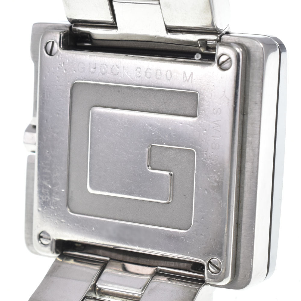 GUCCI G square 3600M Stainless Steel black Dial Quartz Men's
 Watch J#147360