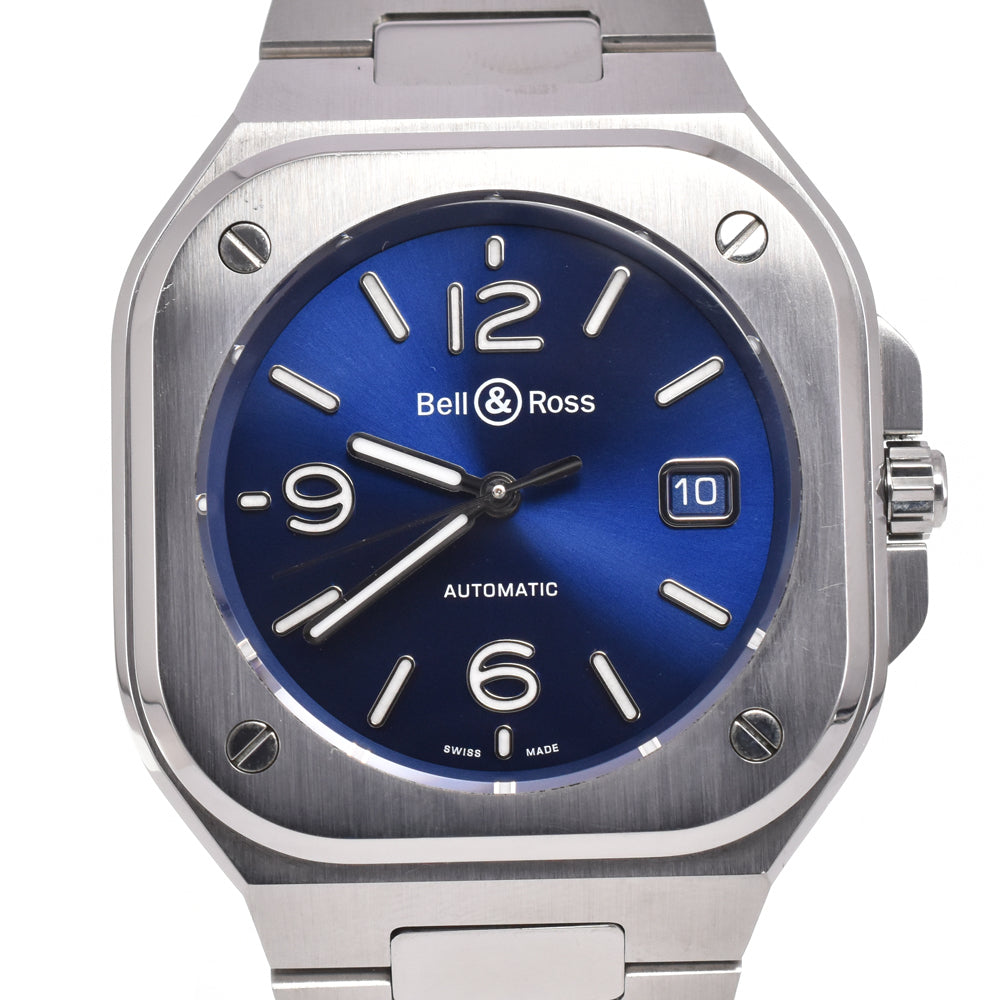 Bell＆Ross BR 05 Blue Steel BR05A-BLU-ST/SST Date blue Dial Automatic Men's
 Watch G#147365