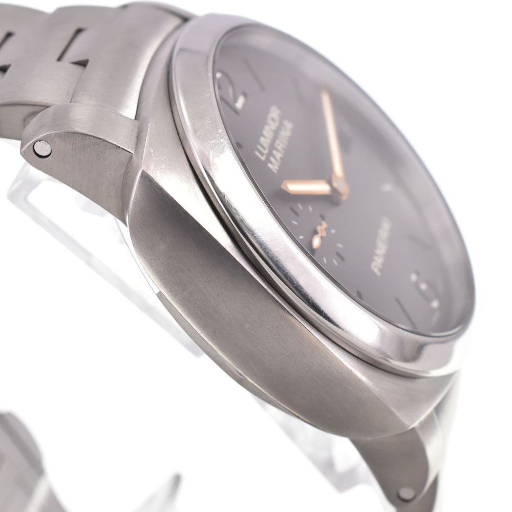 with paper PANERAI Luminor Marina PAM00352 Small second Brown Dial Automatic Men's
 Watch G#147366