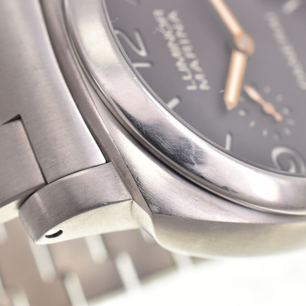with paper PANERAI Luminor Marina PAM00352 Small second Brown Dial Automatic Men's
 Watch G#147366