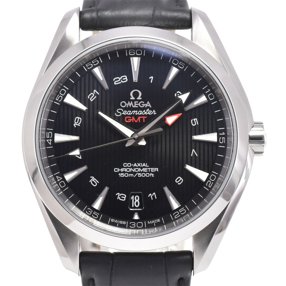 with paper OMEGA Seamaster Aqua Terra GMT 231.13.43.22.01.001 Date CO-AXIAL black Dial Automatic Men's
 Watch G#147367