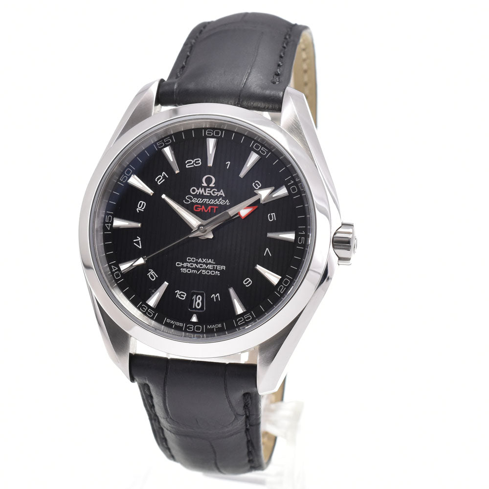 with paper OMEGA Seamaster Aqua Terra GMT 231.13.43.22.01.001 Date CO-AXIAL black Dial Automatic Men's
 Watch G#147367