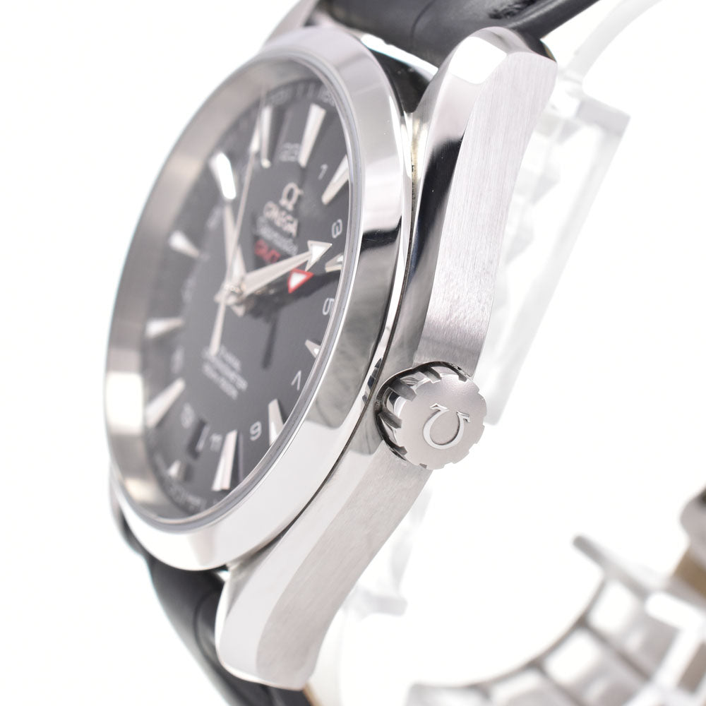 with paper OMEGA Seamaster Aqua Terra GMT 231.13.43.22.01.001 Date CO-AXIAL black Dial Automatic Men's
 Watch G#147367