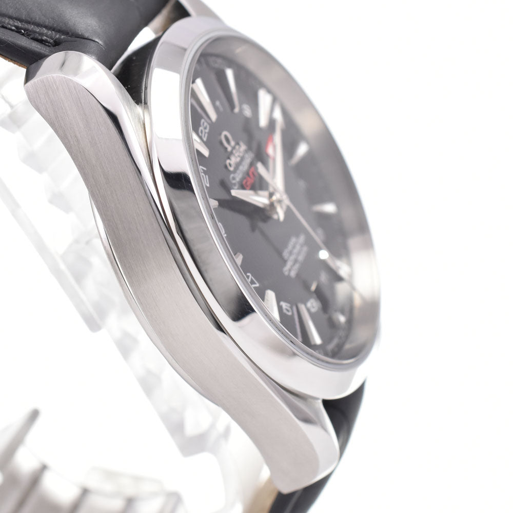 with paper OMEGA Seamaster Aqua Terra GMT 231.13.43.22.01.001 Date CO-AXIAL black Dial Automatic Men's
 Watch G#147367