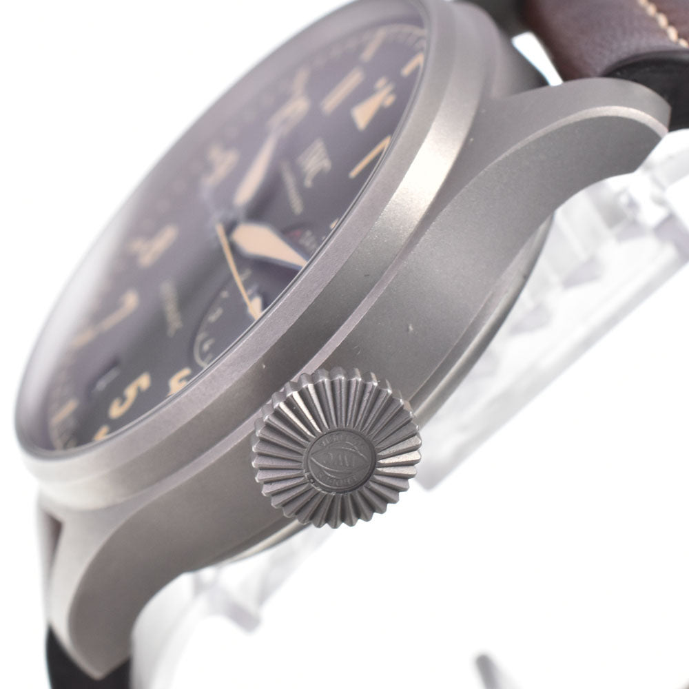 with paper IWC SCHAFFHAUSEN Big Pilot Heritage IW501004 Power reserve black Dial Automatic Men's
 Watch C#147368