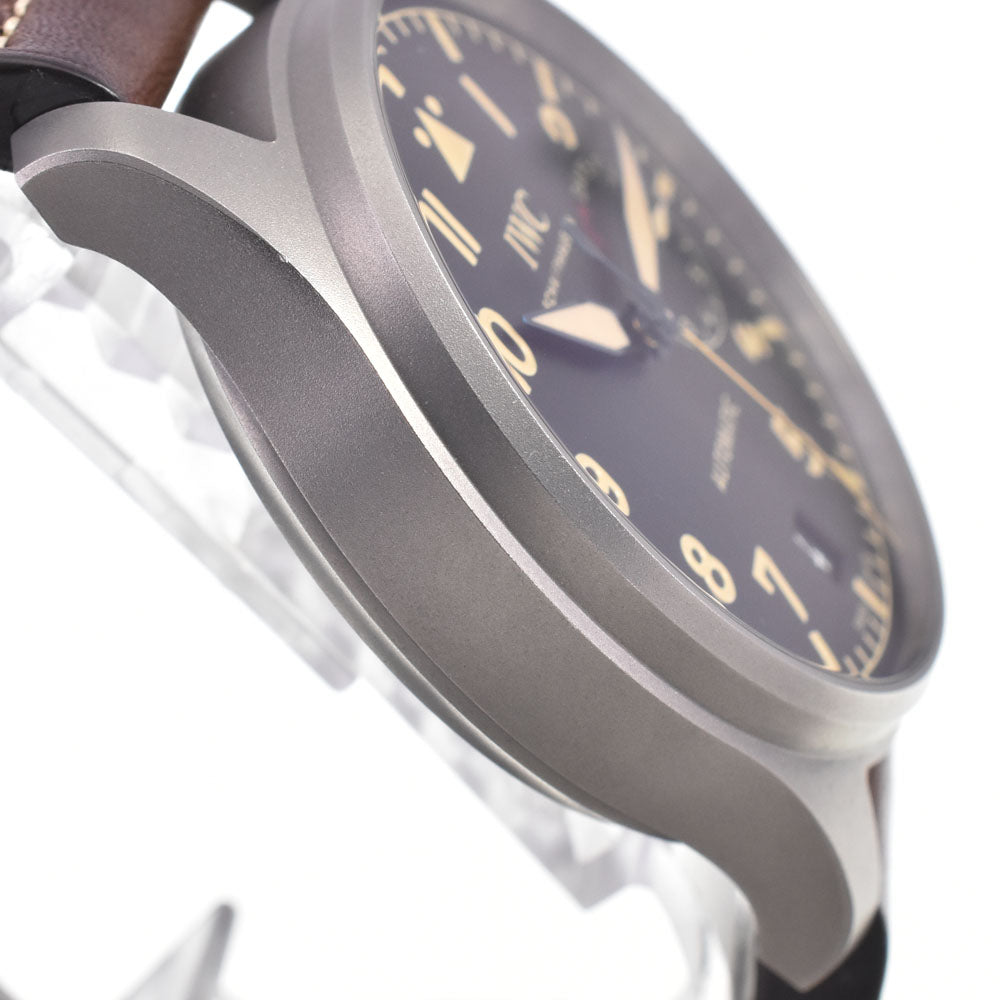 with paper IWC SCHAFFHAUSEN Big Pilot Heritage IW501004 Power reserve black Dial Automatic Men's
 Watch C#147368