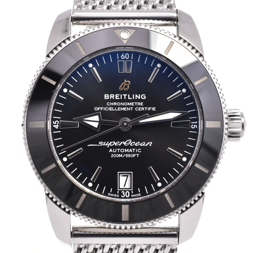 with paper BREITLING Super Ocean Heritage II AB2010 black Dial Automatic Men's
 Watch G#147369