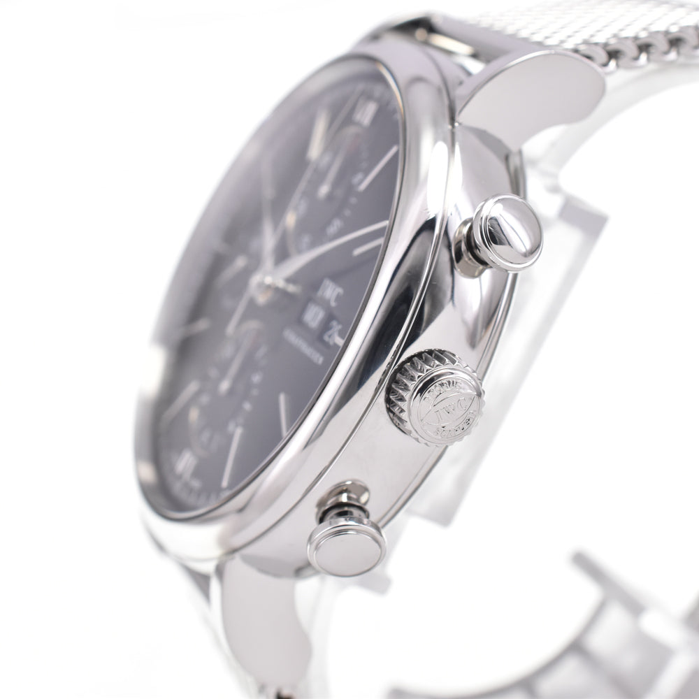 with paper IWC SCHAFFHAUSEN Portofino IW391016 Chronograph black Dial Automatic Men's
 Watch D#147371