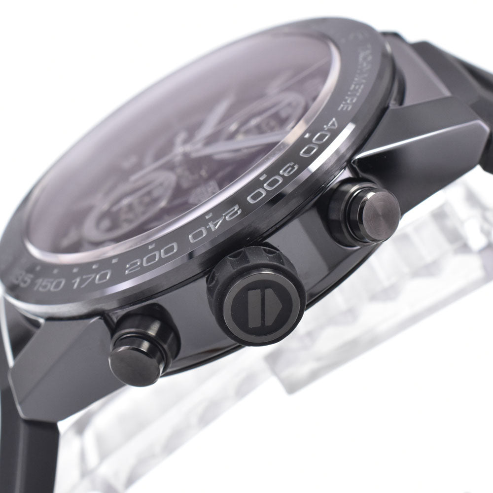 with paper TAG HEUER Carrera CAR2A90 Caliber Heuer 01 Black (Skeleton) Dial Automatic Men's
 Watch B#147372