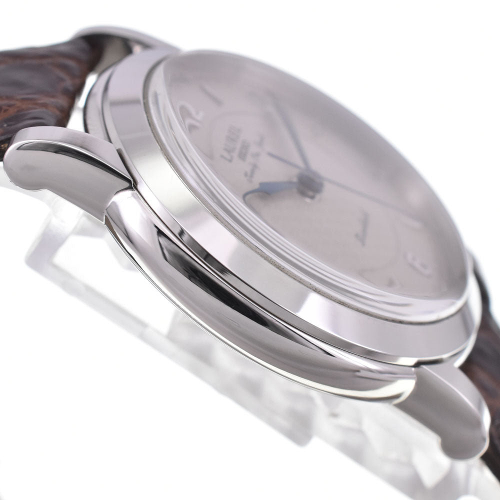 with paper SEIKO Laurel 4S24-0060 see-through back Silver Dial Hand Winding Men's
 Watch G#147377