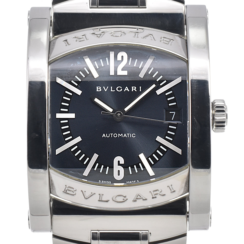 BVLGARI Assioma AA44S Date gray Dial Automatic Men's
 Watch E#147381