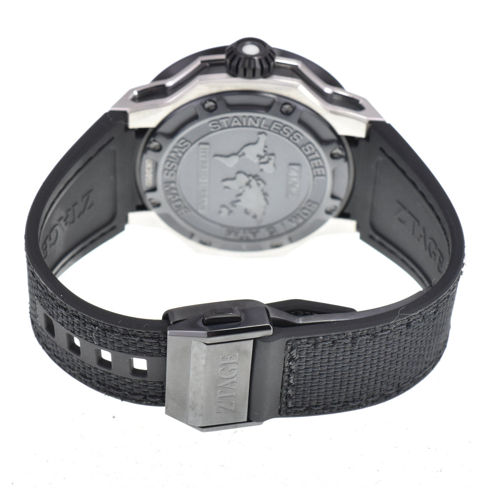 with paper ZTAGE hybrid 220211 Earth Hour Worldtimer - Limited Edition of 200 Pieces Worldwide black Dial Automatic Men's
 Watch D#147384