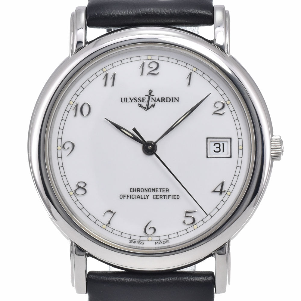 Ulysse Nardin 133-77 vintage Date Cal.2892-2 white Dial Automatic Men's
 Watch A#147385