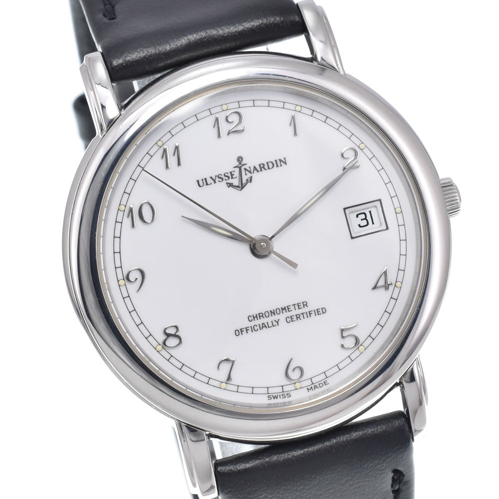 Ulysse Nardin 133-77 vintage Date Cal.2892-2 white Dial Automatic Men's
 Watch A#147385