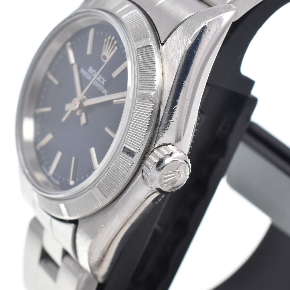 ROLEX Oyster perpetual 76030 Cal.2230 blue Dial Automatic Ladies
 Watch J#147386