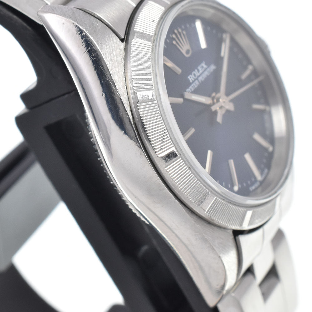 ROLEX Oyster perpetual 76030 Cal.2230 blue Dial Automatic Ladies
 Watch J#147386