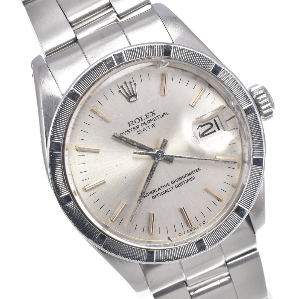 ROLEX Oyster perpetual date 1501 vintage Cal.1570 Sigma Dial Silver Dial Automatic Men's
 Watch I#147387