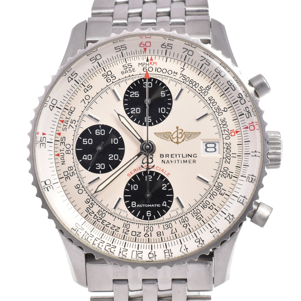 BREITLING Navitimer Fighters A13330 Chronograph Silver Dial Automatic Men's
 Watch D#147389