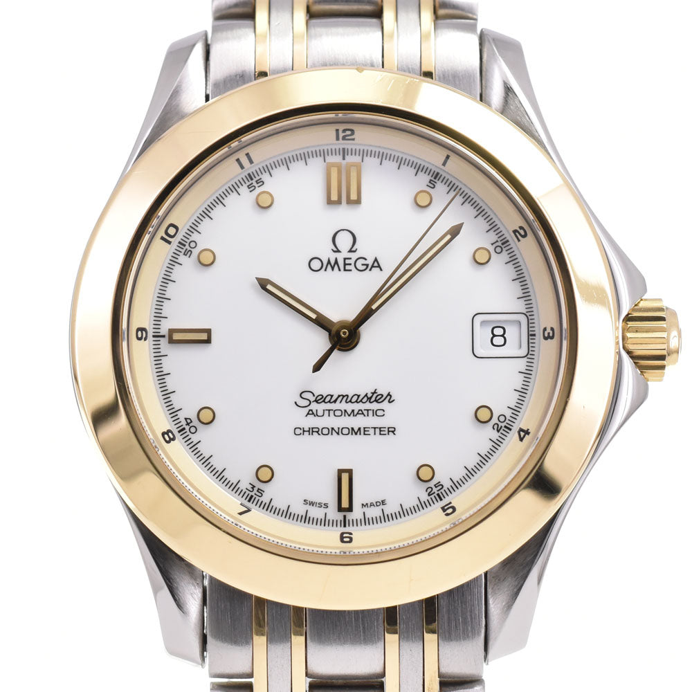 with paper OMEGA Seamaster 2301.20 Stainless Steel/K18YG white Dial Automatic Men's
 Watch G#147393