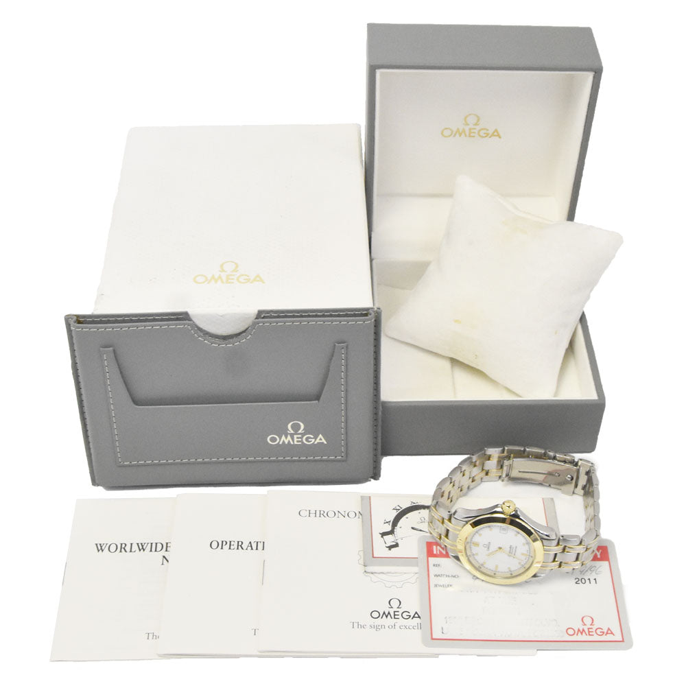 with paper OMEGA Seamaster 2301.20 Stainless Steel/K18YG white Dial Automatic Men's
 Watch G#147393