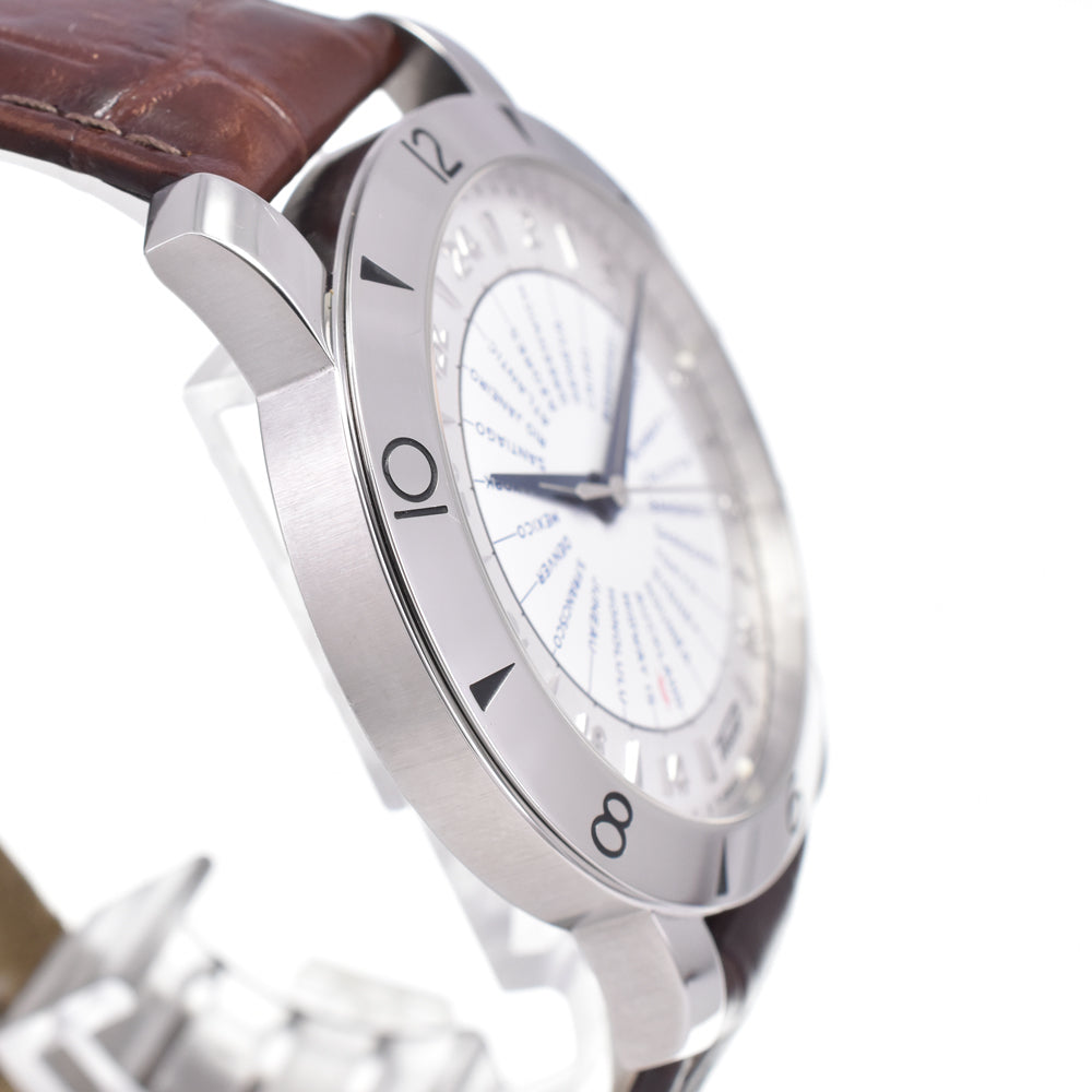 with paper TISSOT Heritage Worldtimer T078.641.16.037.00 160th Anniversary Model Silver Dial Automatic Men's
 Watch G#147399