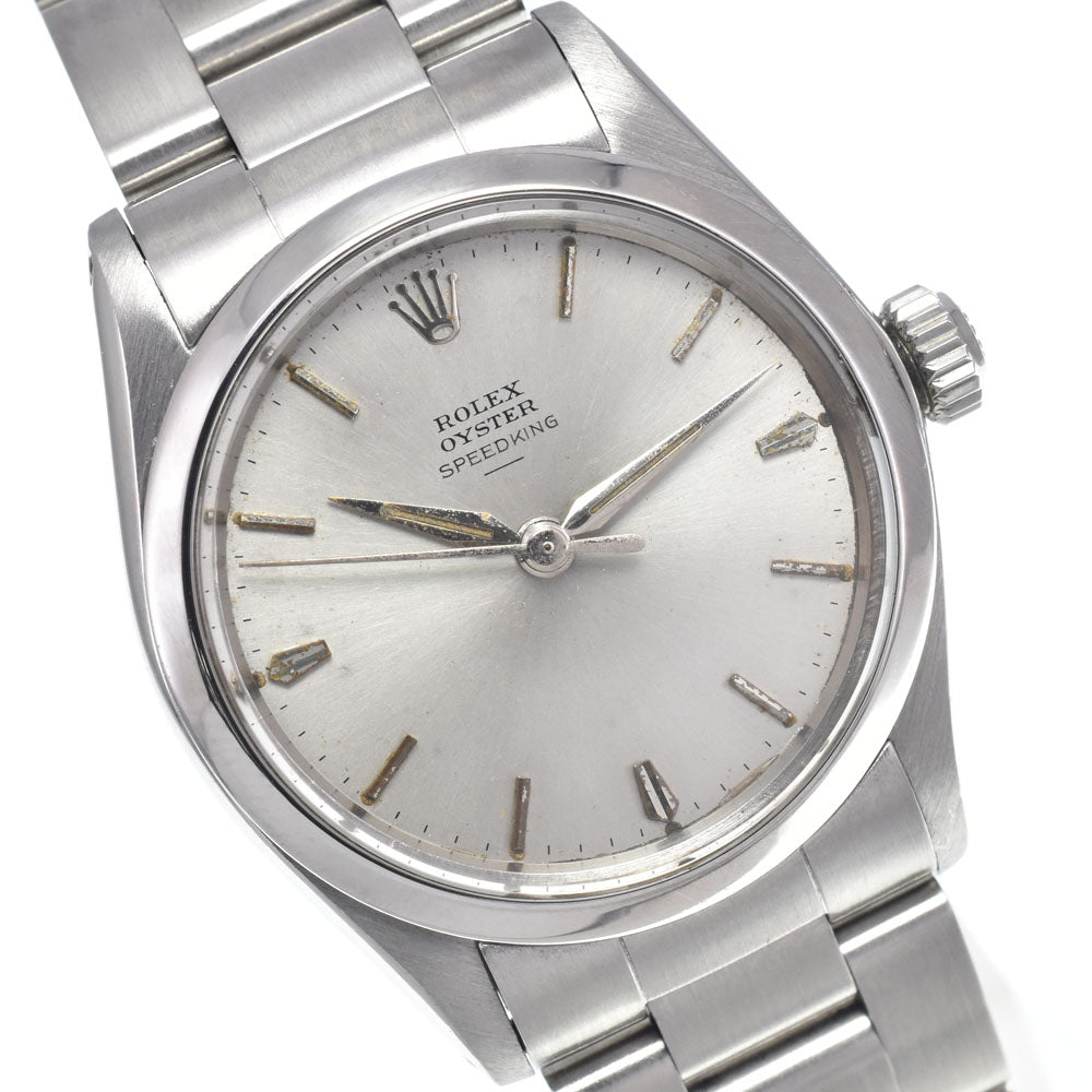 ROLEX Speed King 6430 vintage Silver Dial Hand Winding Boy's
 Watch J#147400