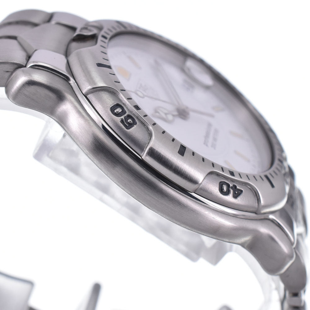 TAG HEUER 6000 Series Professional WH1111 white Dial Quartz Men's
 Watch K#147402