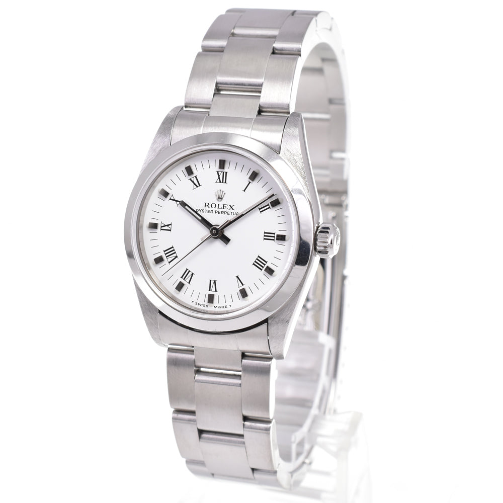 ROLEX Oyster perpetual 77080 Cal.2230 white Dial Automatic Boy's
 Watch E#147404