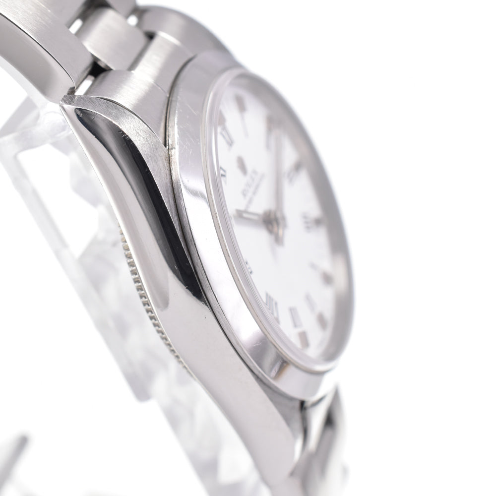 ROLEX Oyster perpetual 77080 Cal.2230 white Dial Automatic Boy's
 Watch E#147404