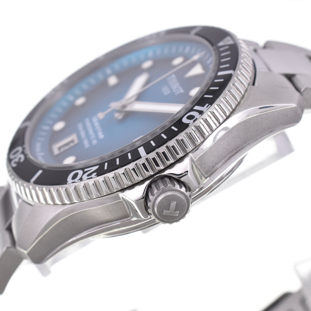 TISSOT Sea star 1000 T120.807.11.091.00 Date Turquoise Gradient Dial Automatic Men's
 Watch D#147405